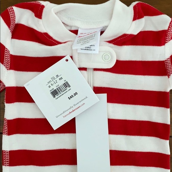 NWT HANNA ANDERSSON ORGANIC SLEEPER PAJAMA - Picture 3 of 3
